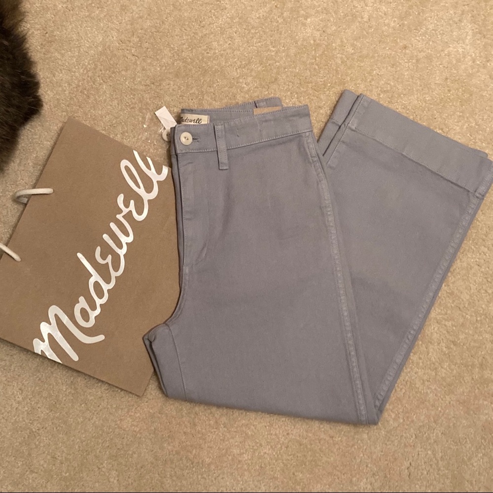 Madewell- Slim Wide Leg Crop